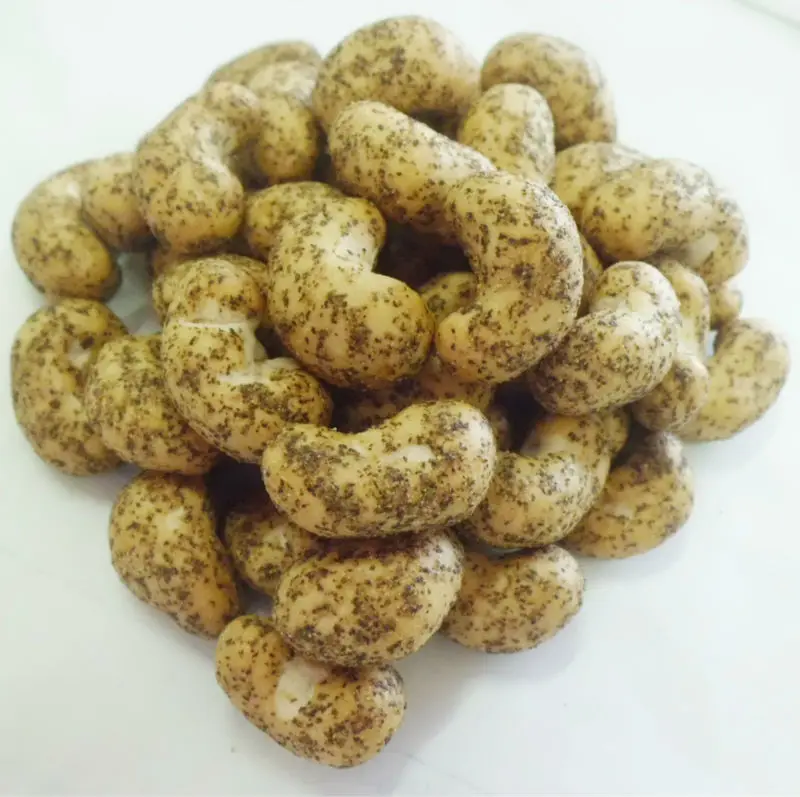 BRC Certificate Wholesale Black Pepper Flavor Roasted Coated Cashew Natural Snacks