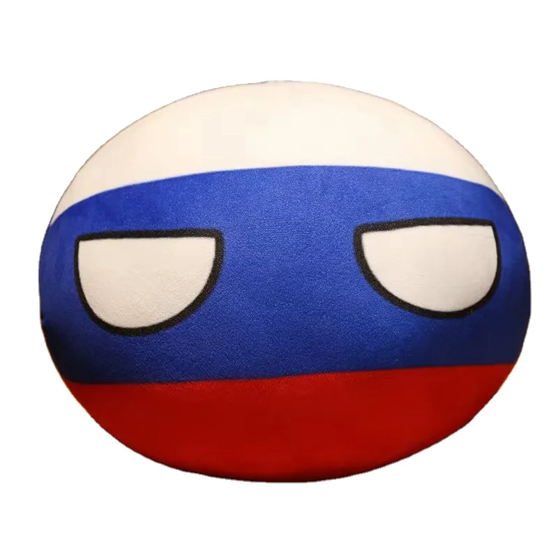 Poland ball pillow national ball plush toy Tuanzi doll hanging wholesale animation plush pillow