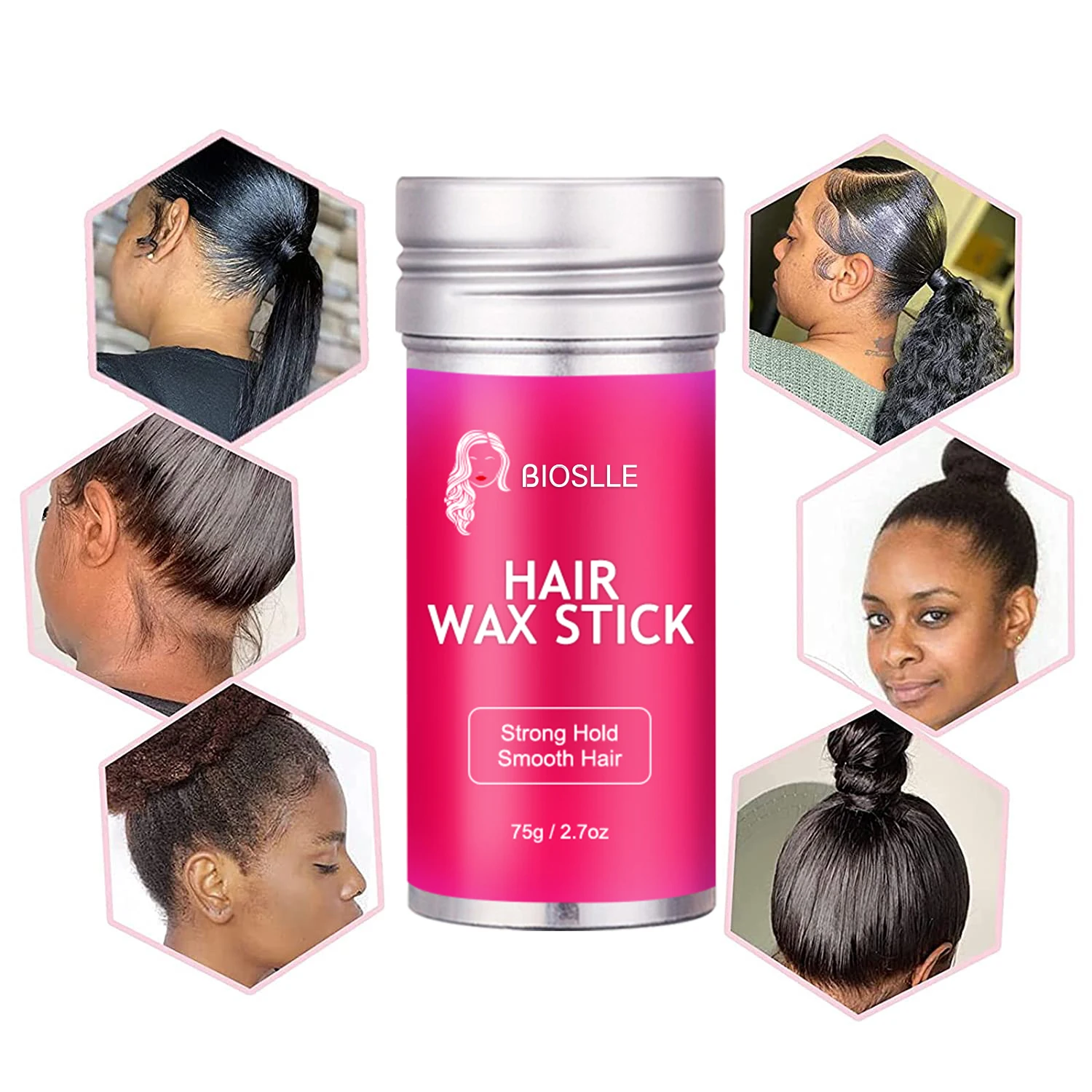 BIOSLLE Free sample edge wax stick private label wholesale strong hold custom wax stick for hair