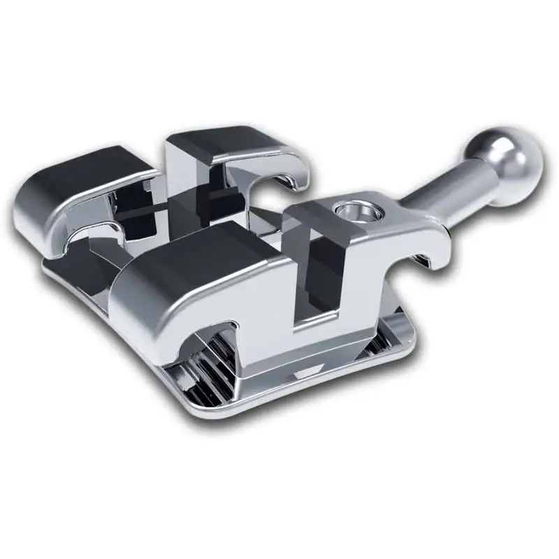 Orthodontic mesh base mini roth mbt metal brackets