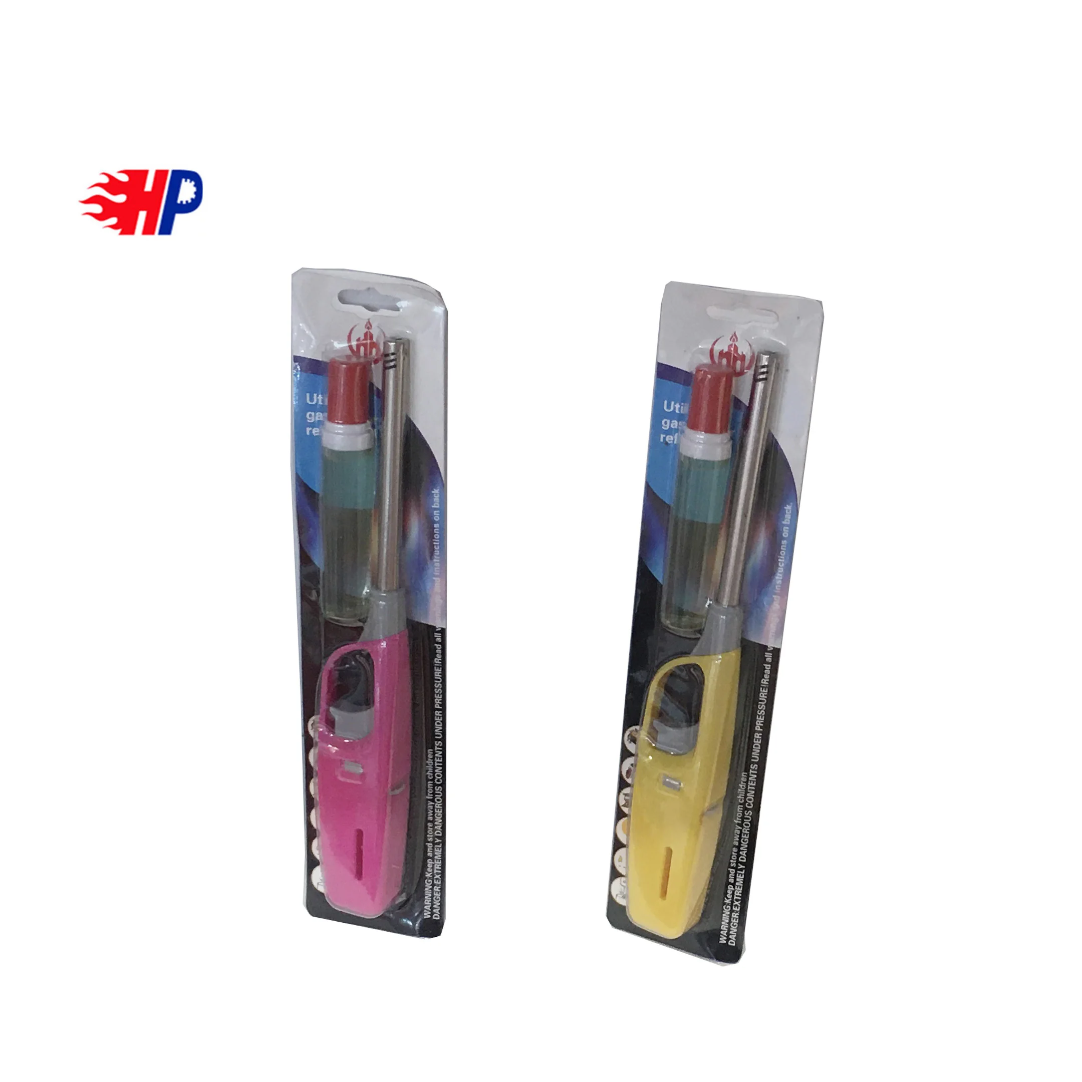 HP-601 2020 High Quality Kitchen Bbq Plastic Lighters With Electronic Fire for Outdoor & Support Custom LOGO Wholesale