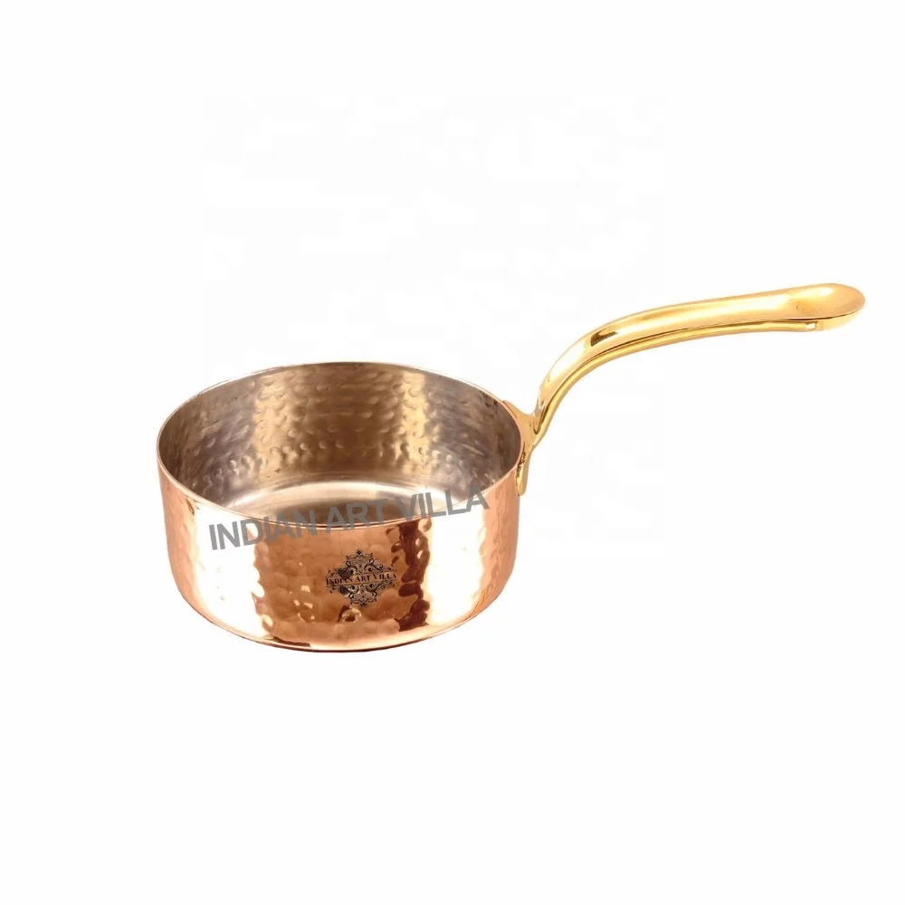 Best Quality Copper Pan And Pot At Wholesale Price Copper Hammered Pot Pan With Inside Tin Lining Supplier & Manufacturer