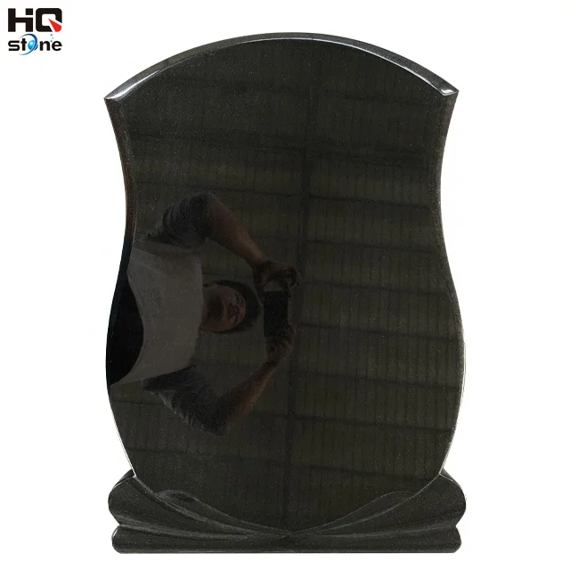 HQ STONE Russian  custom marble monument designs black granite granite shanxi black tombstone marble shanxi black tombstone