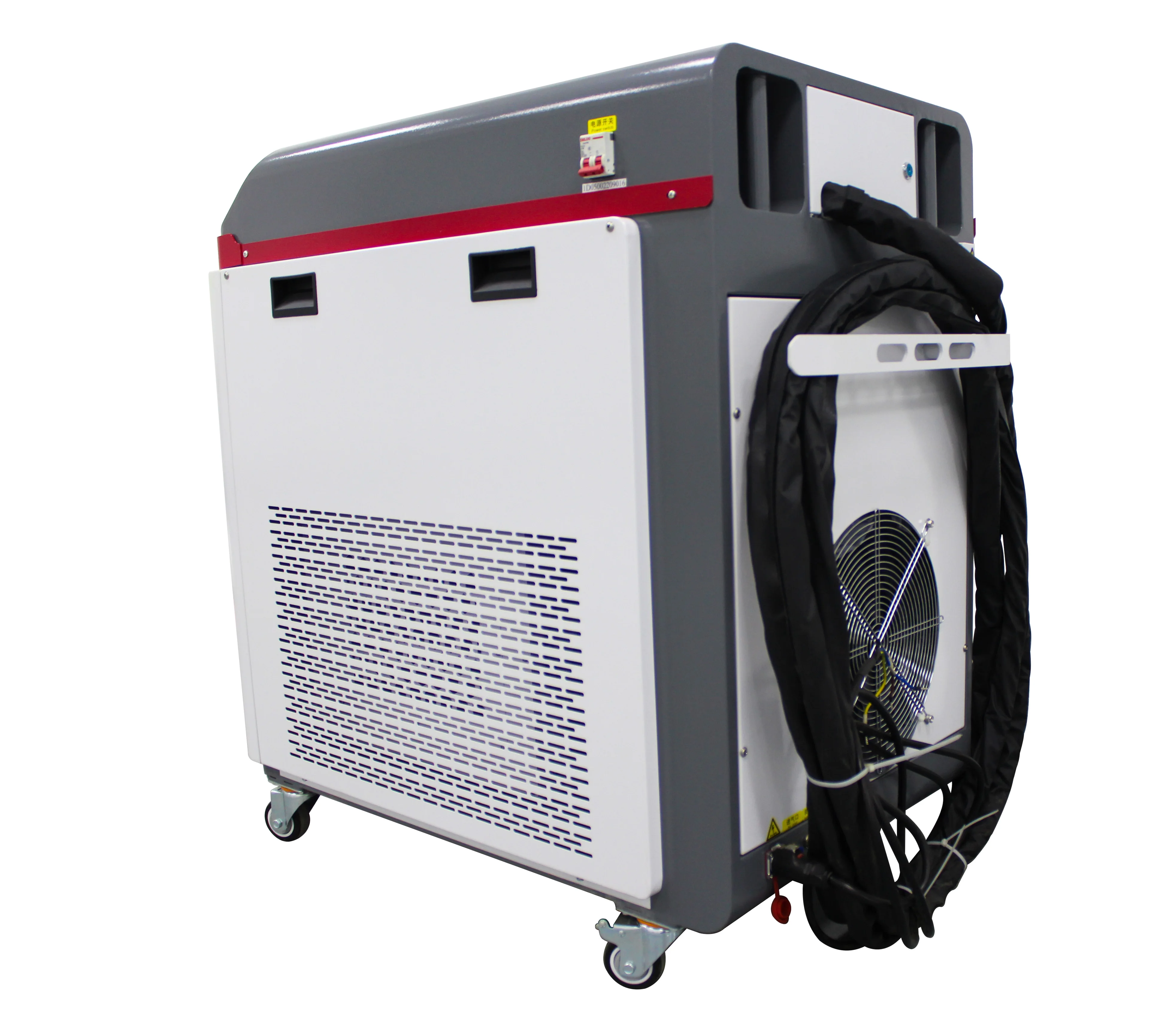 Laser cleaning machine 500W for fine materials 120mm 200mm cleaning size 20m 30m laser fiber optic cable