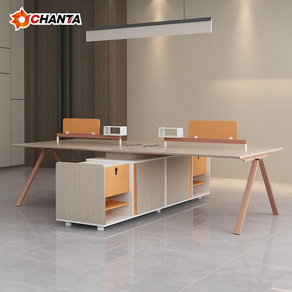 Modular office partition call center 2 4 6 person office desk modern office cubicle workstation