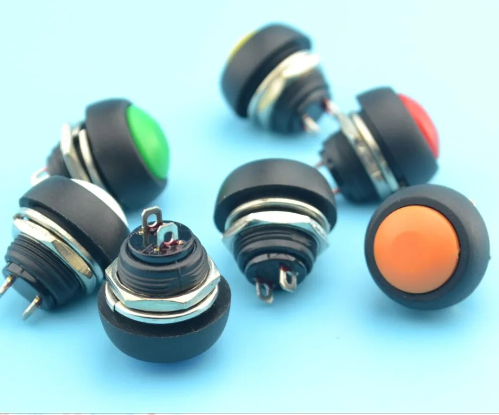 car horn switch PBS-33B  momentary round push button switch PBS33B