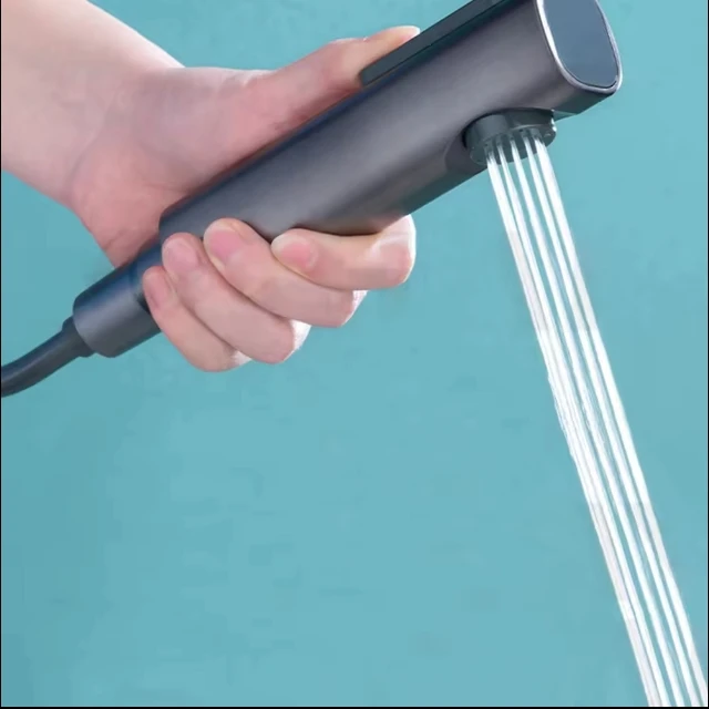 High Quality Gun Grey Stainless Steel Shower Set 5-Year Warranty Modern Hot Cold Rain Shower Faucet Hand Wash Bathroom Basin