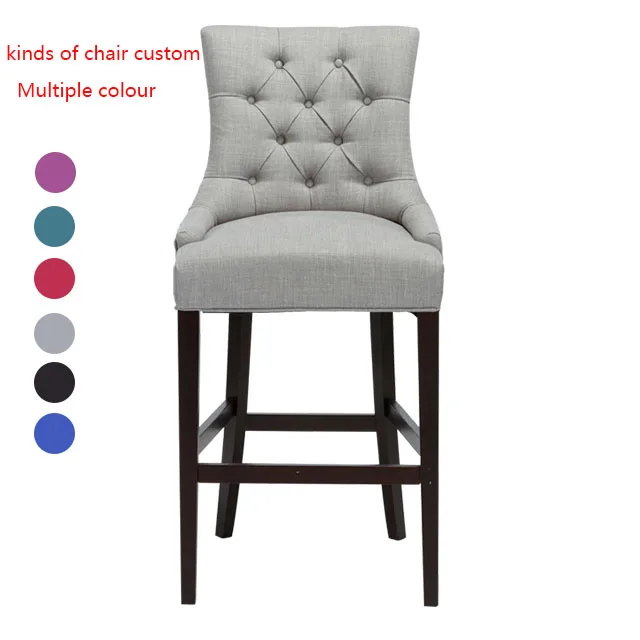Новый дизайн, деревянная мебель, барные высокие стулья, высокий кухонный роскошный барный стул, деревянный стул