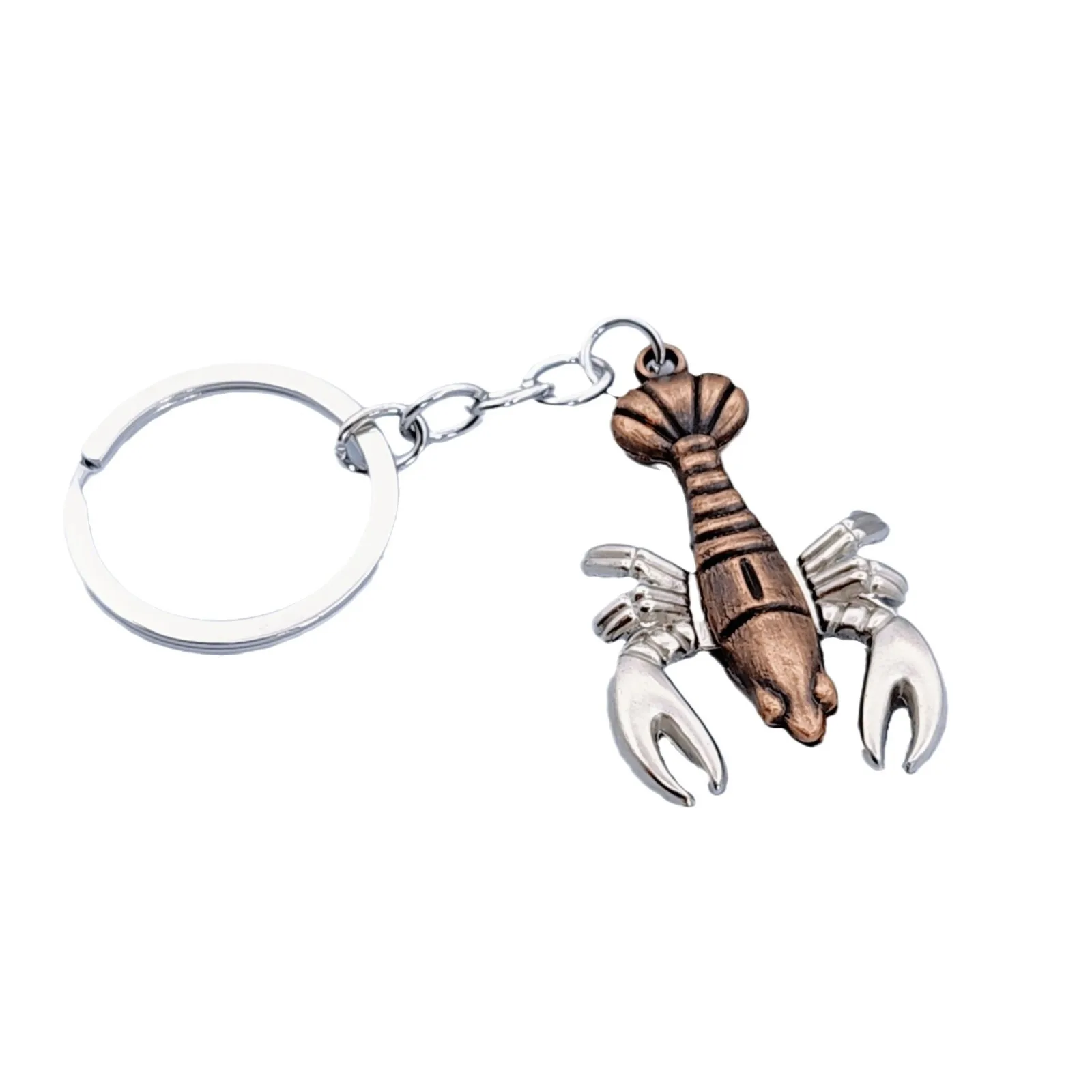 Lobster Keychain Red Lobster Pendant Key Chain Women Men Car Keyring Best friend Gifts