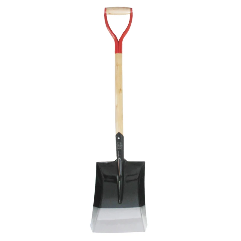 Super Quality Kenyan Market Carbon Steel Shovel With Wooden Handle