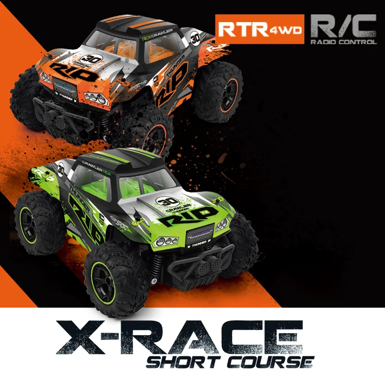 
2020 New Desig 2.4G RC Crawler 1:14 Scale Radio Control Racing Car Toy 