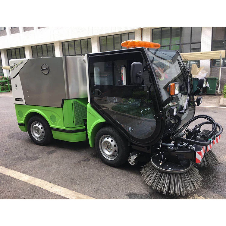 Customized Multifunctional Electric Road Sweeper Street Road Sweeper Machine Four Wheel Road Sweeper