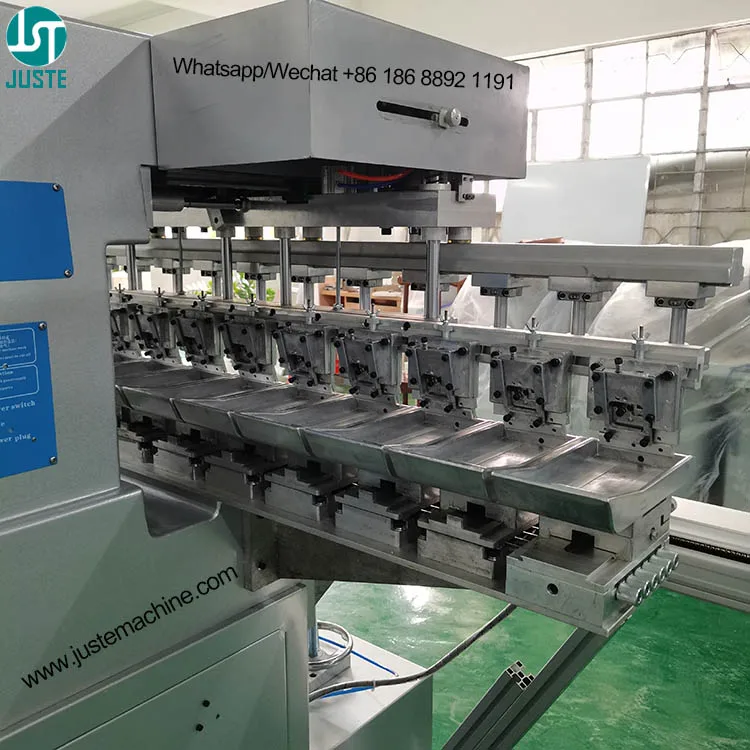 Sealed Ink Cup Pad Printer PLC Servo Motor 12 Multi Color 150-100 300C Big Oil Closed Cup Gripper Pad Printing Machine