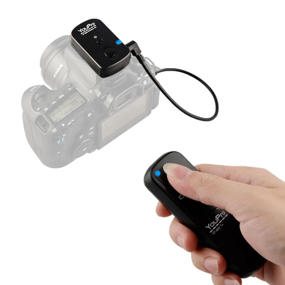  YouPro YP-860/N3 беспроводной пульт дистанционного спуска затвора-2 4 ГГц для Canon EOS 50D 40D 30D
