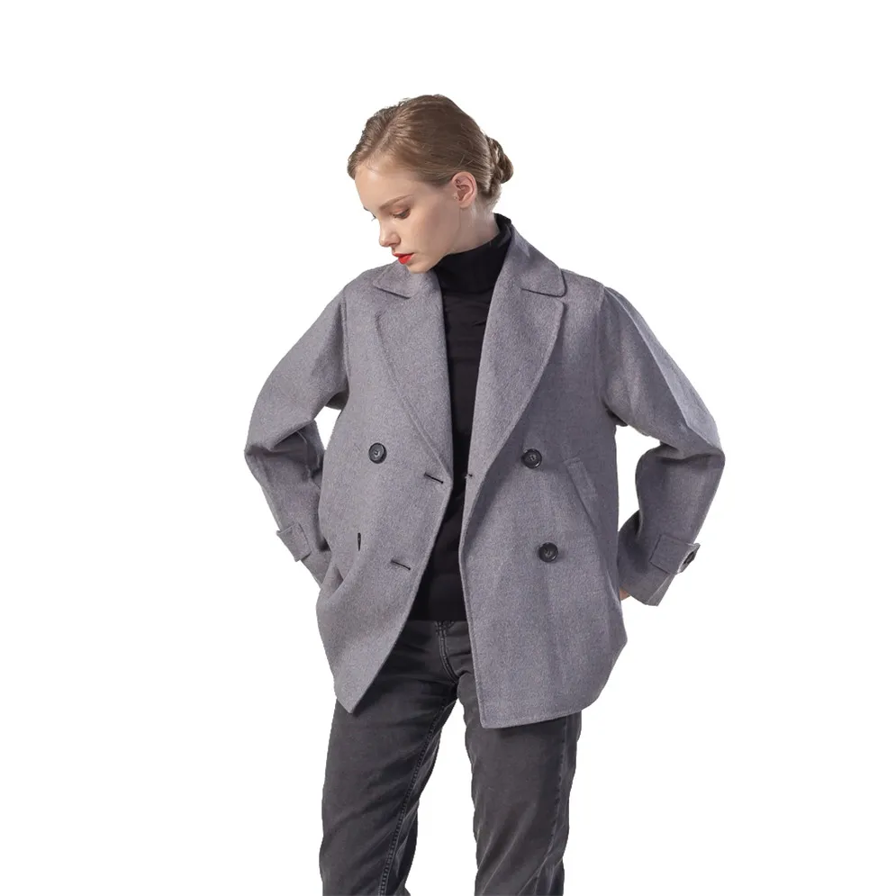 
Новое модное женское зимнее кашемировое шерстяное пальто, Женский Тренч, длинное шерстяное пальто с капюшоном 