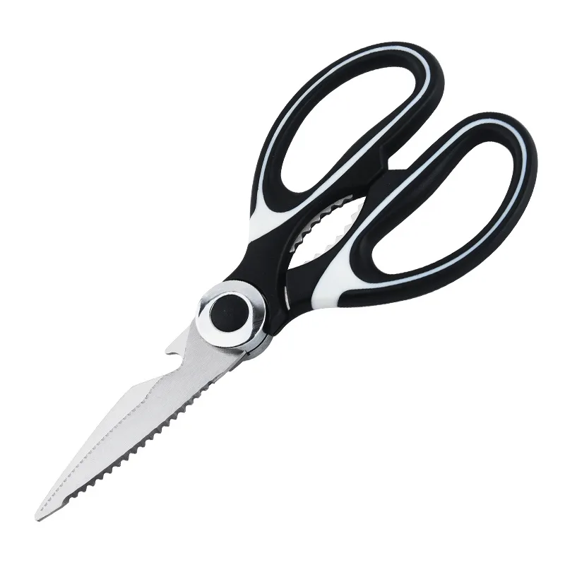 Kitchen panda style scissors stainless steel strong chicken bone scissors multi-function kitchen meat scissors