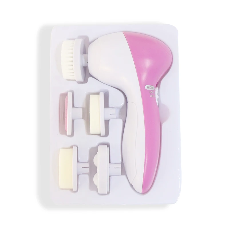 5 in 1 multifunctional skin care electric facial cleaning brush