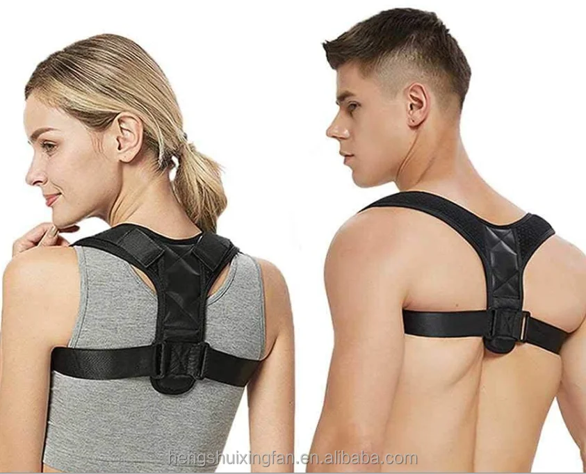 Amazon Hot sale neoprene Lumbar support Belt Posture Corrector Back Brace posture corrector for women and men