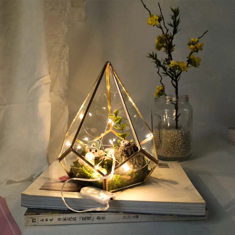 Изысканная стеклянная теплица, декоративные стеклянные контейнеры, Заводские на заказ