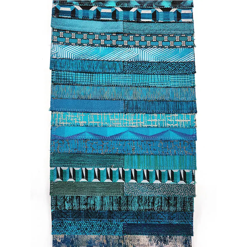 MYG8121-05 Upholstery Woven Jacquard Fabric For Curtain Various Styles Home Textile 100% Polyester Jacquard Curtain Fabric