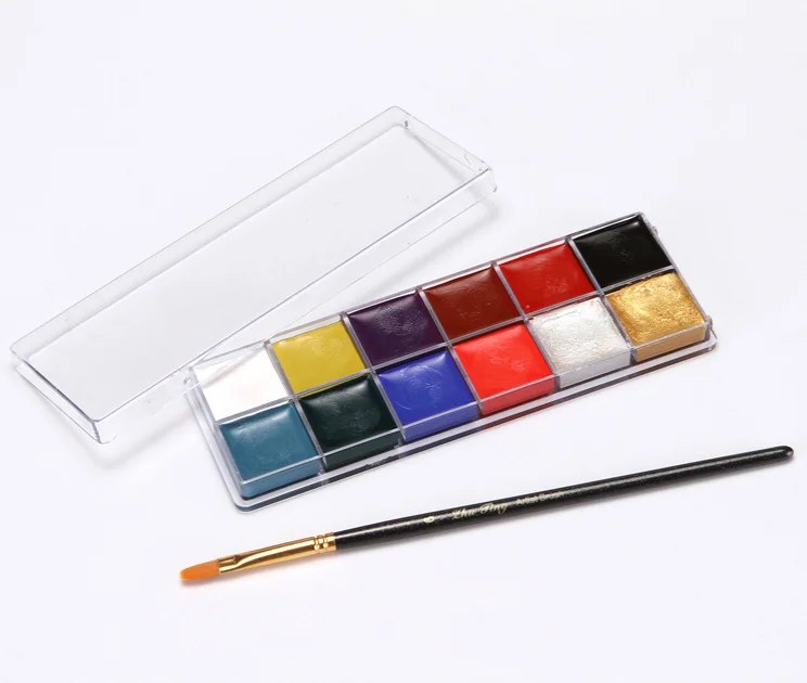 Wholesale 12 Colors face Paint Oil Based Set body Painting Body Art