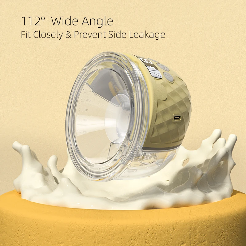 Anly Kiss Breastfeeding Milk Extractors Pump Electric Breast Pumps Portable Wearable Hands Free  Breast Pump Wholesale OEM