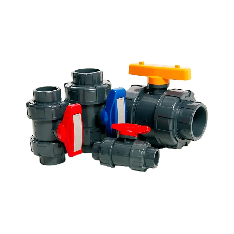  Double union PVC ball valve ANSI standard two