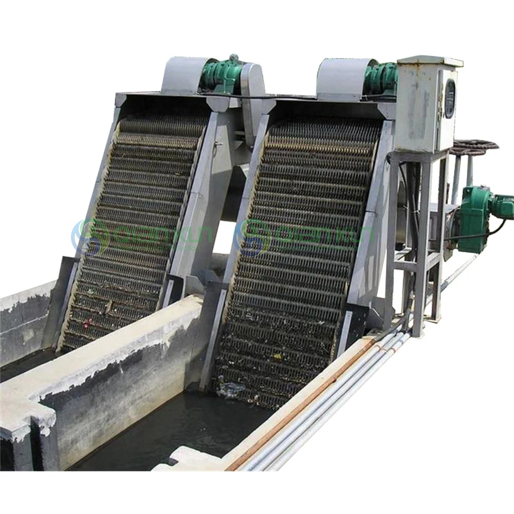 Stainless Steel Industrial Mechanical Fine Bar Screen Filter for Wastewater Clean-Up
