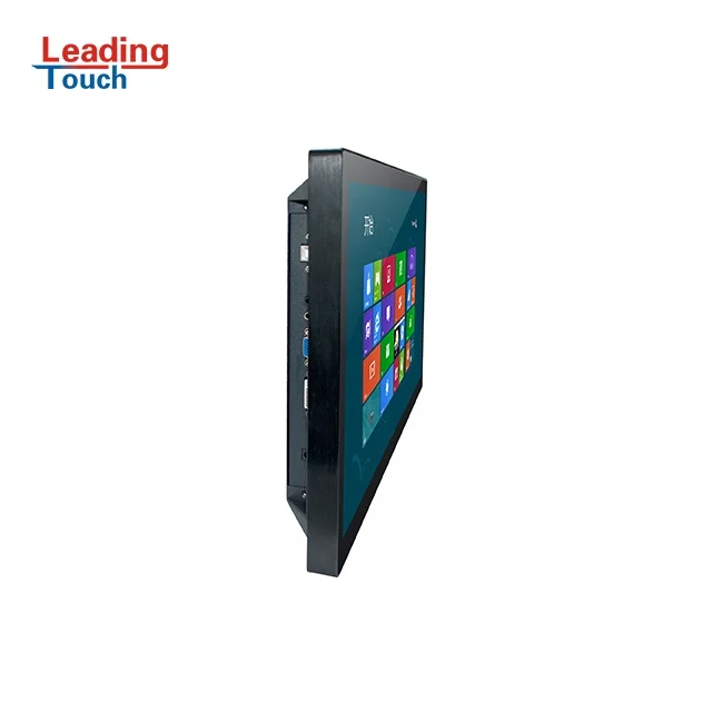 0.5mm air gap cover glass touch PCAP touch screen monitor with EETI Air-Gapped Touch