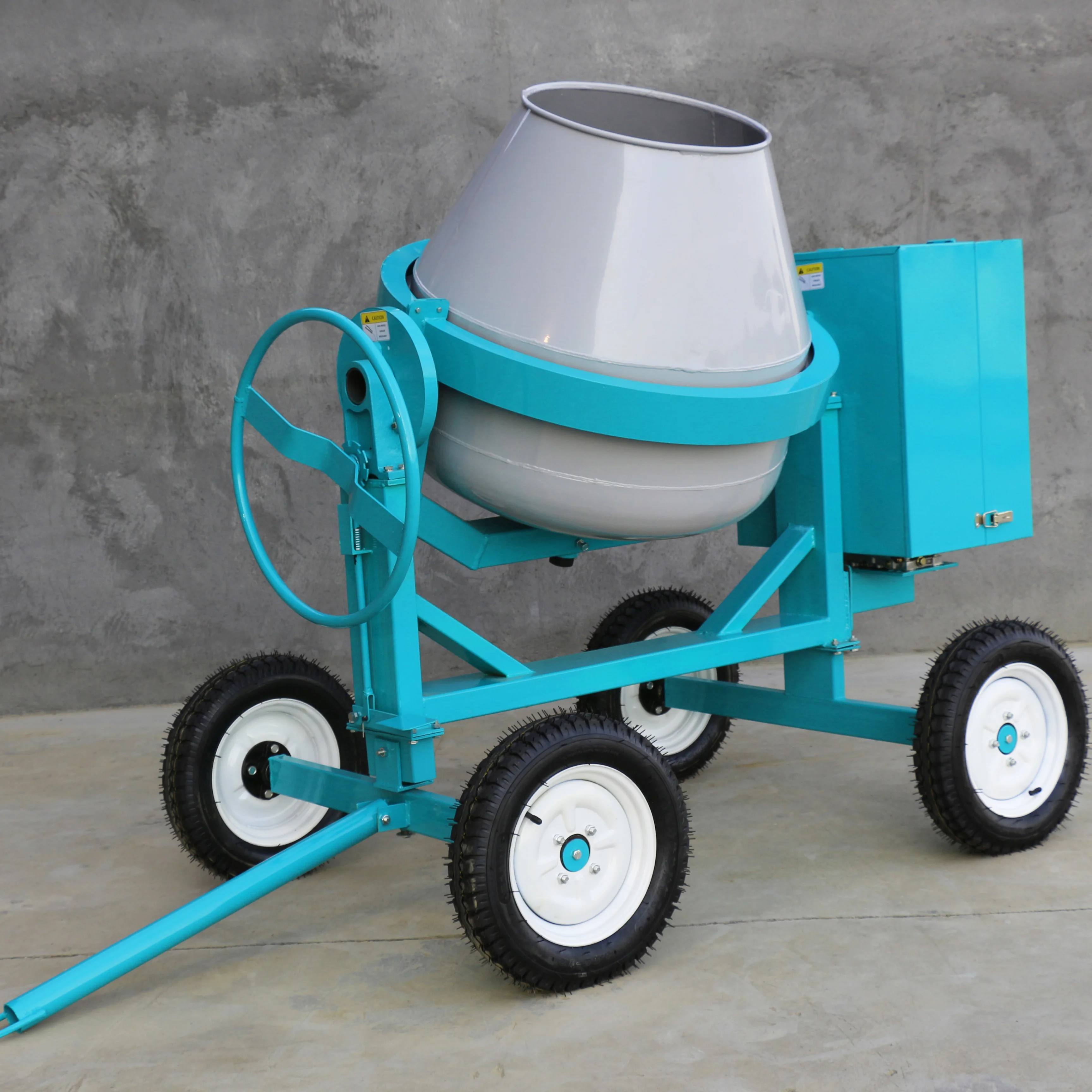 China Factory Portable Diesel Small Concrete Mixer / 400L 350L 500L Diesel Engine Concrete Mixer Machine with Pump