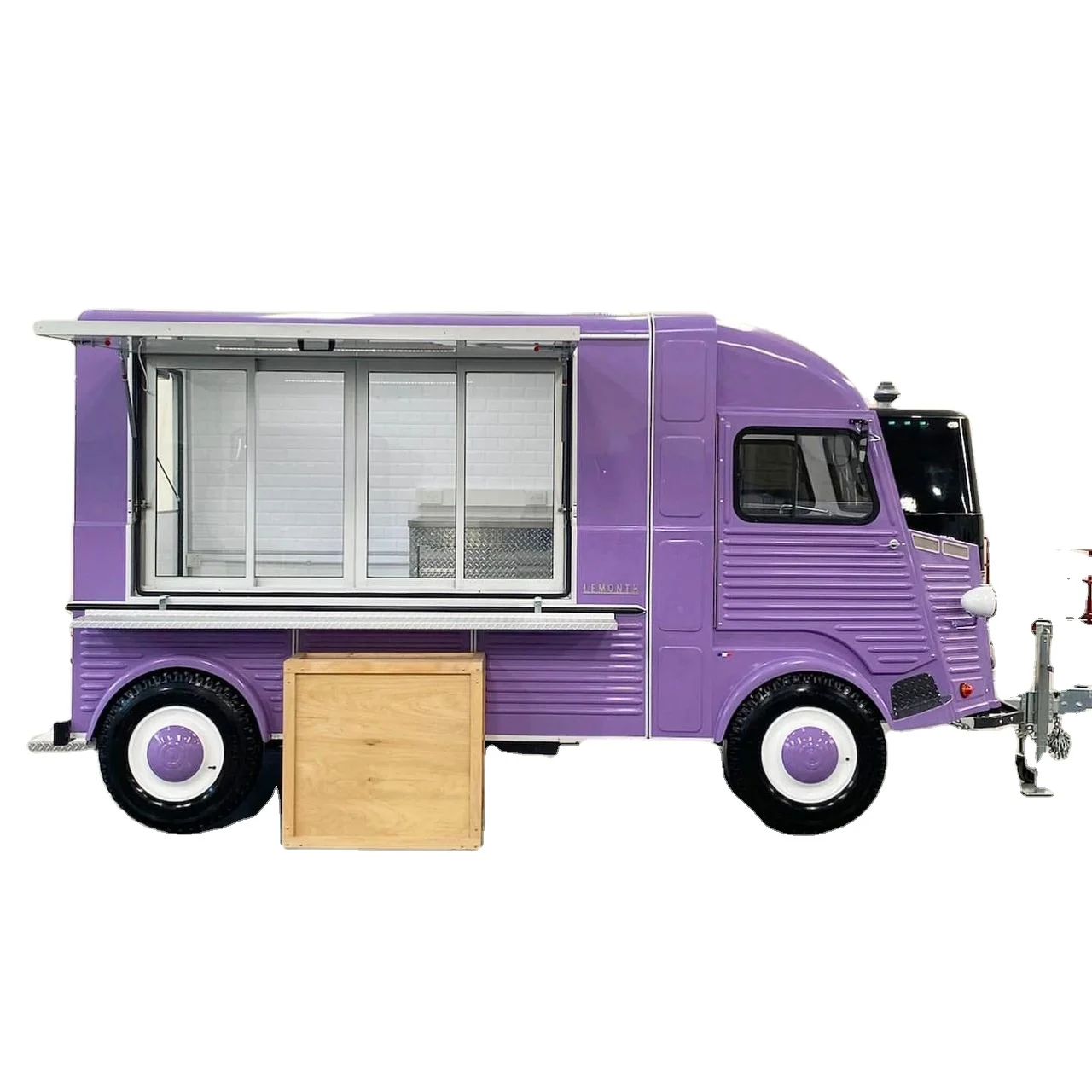 Wholesale Food Truck Trailer Street Mobile Food Cart Outdoor Kitchen Fast Food Truck With Cooking Equipment For Sale