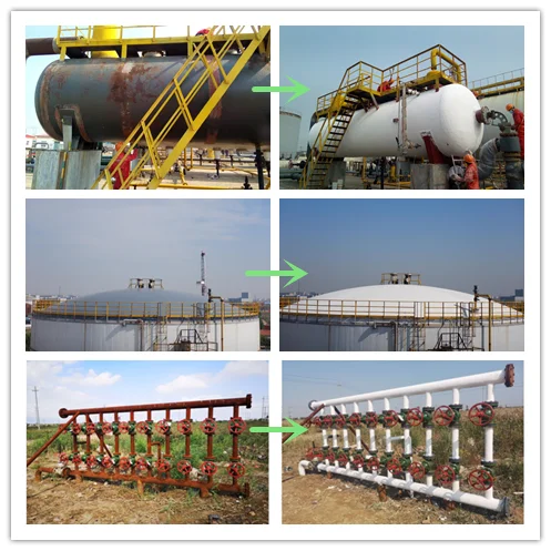 
UOBOC Heat Resistance High Temperature Paint Anti-corrosive Thermal Insulation Coating for Pressure Buffer Tank 