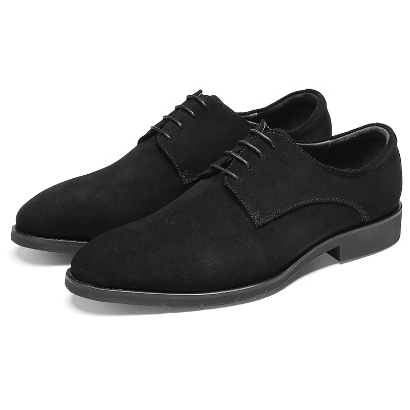 
Comfortable Lace Up Wholesale Formal Oxford Shoes Casual Dress Casual Suede Leather Shoes For Men 