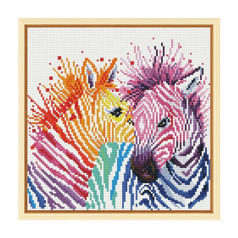 Full Drill Round Cartoon Animal Diamond Painting superior quality diy diamond painting Kit for kids