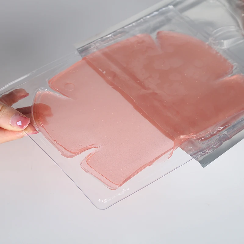 Enhancing Plim Custom Pink Private Label Plant Hydratings Based Collagen Hydrogel Sheet Butt Lifter Mask Pack Pads