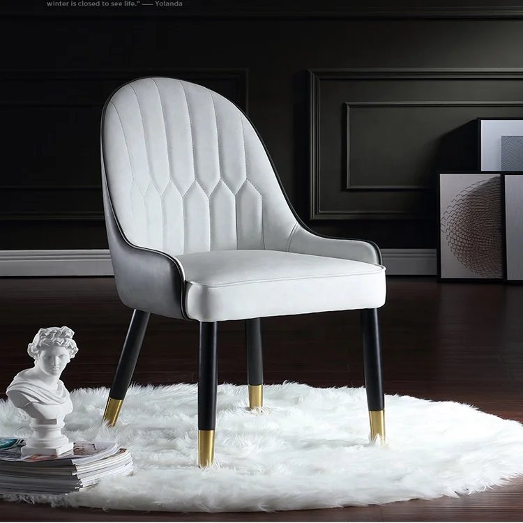 Restaurant Bulk price hotel leather chair contemporary dining chair