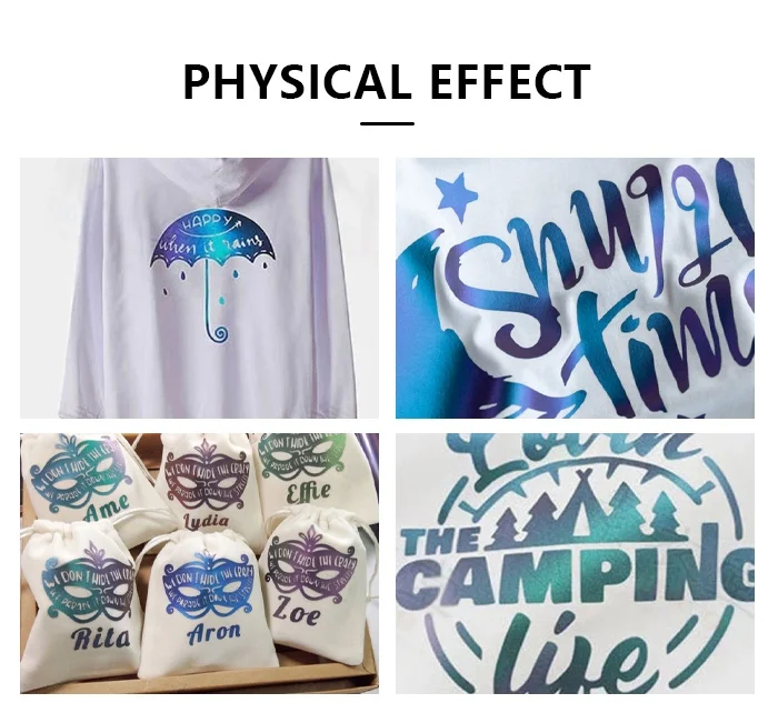 Htv Printing Transfer Paper Dft Film Stickers Shirt Roll Dtf Vinyl Clothing for Design Service Logo Heat Vinyl Clothing