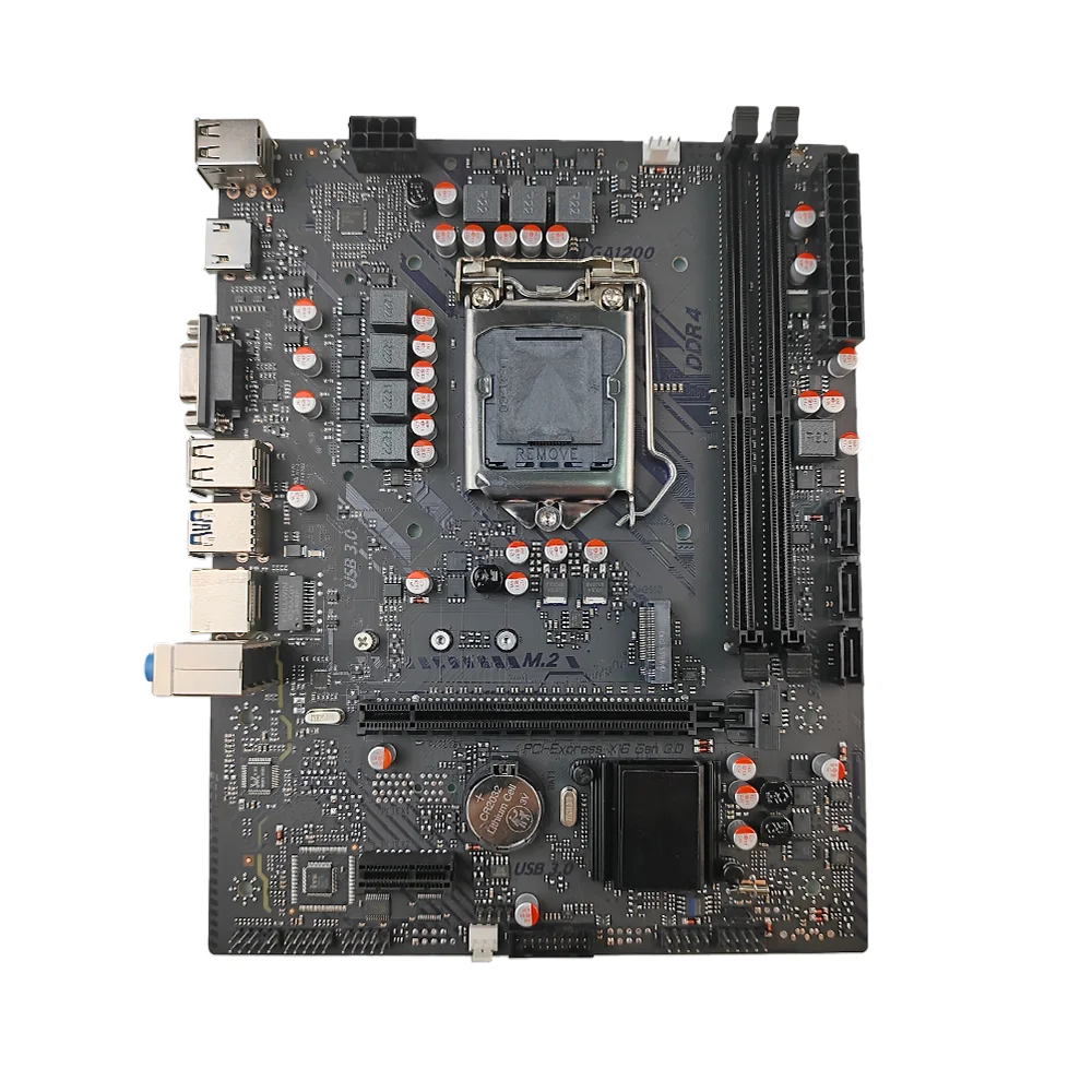 Оригинальная материнская плата PCWINMAX H510 LGA1200 для 10-го 11-го поколения OEM Mini ITX Micro ATX GDDR4 набор микросхем