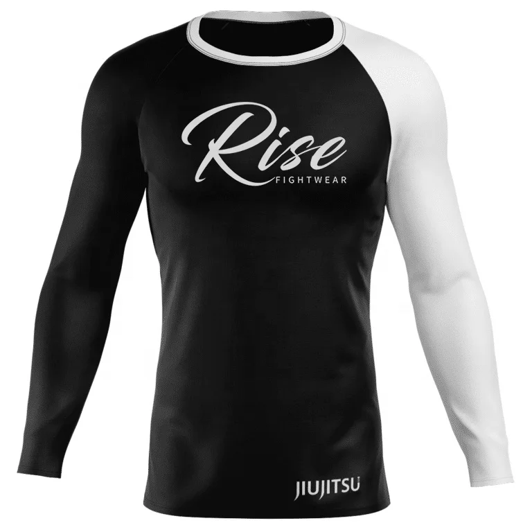 Best Selling Jiu Jitsu Mma Sublimated Grappling Men Fitness Mens Shirt Women Rash Guard Bjj Long Sleeve Compression Rashguard