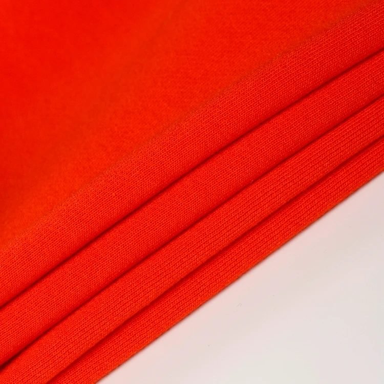 
Factory Wholesale brushed TC organic french terry knitted fabric for sweater hoodies 