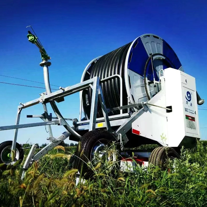 Durable Agricultural Travelling Irrigator Hard Hose Reel Irrigation Sprinkler Machine farm hose irrigation