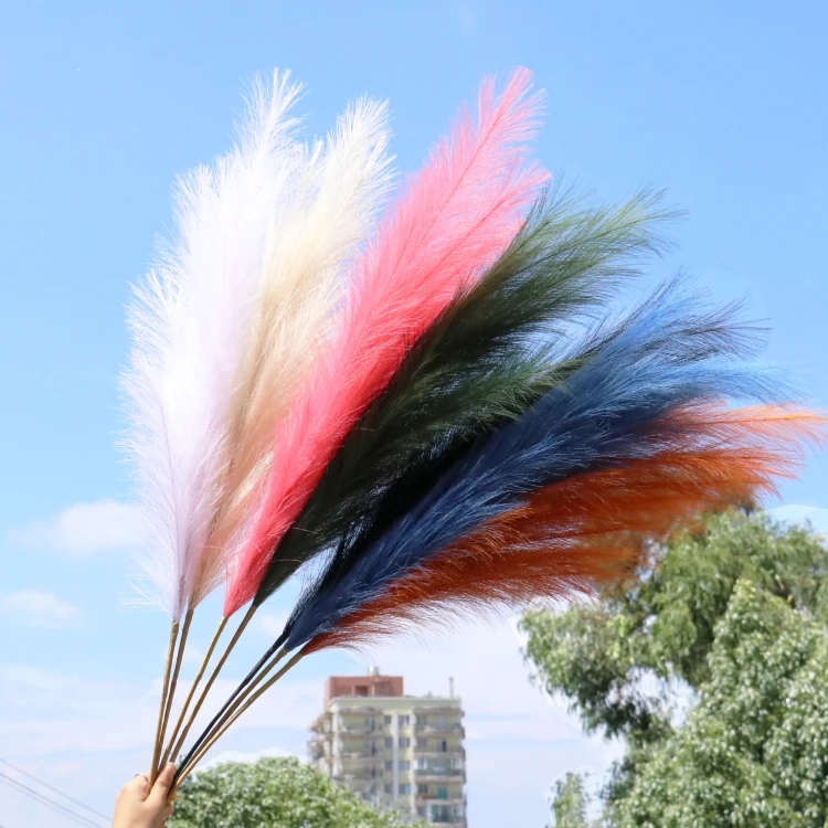 AX50 Wholesale cheap china artificial flowers in bulk decorative flowers 120cm large faux pampas grass artificial pampa grass