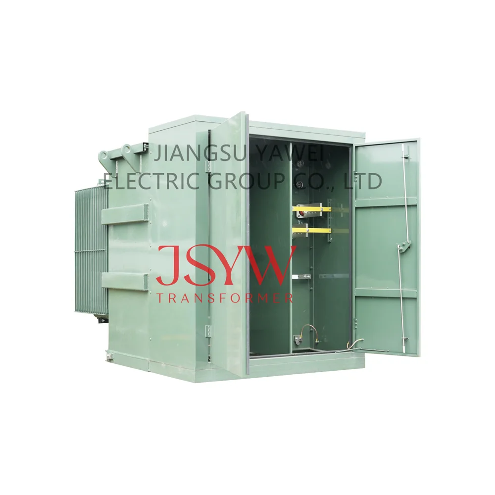 Yawei One Pc Customized Electric Power Transformer 1250 KVA 34500v to 480/277v Loop Feed Pad Mounted Transformer