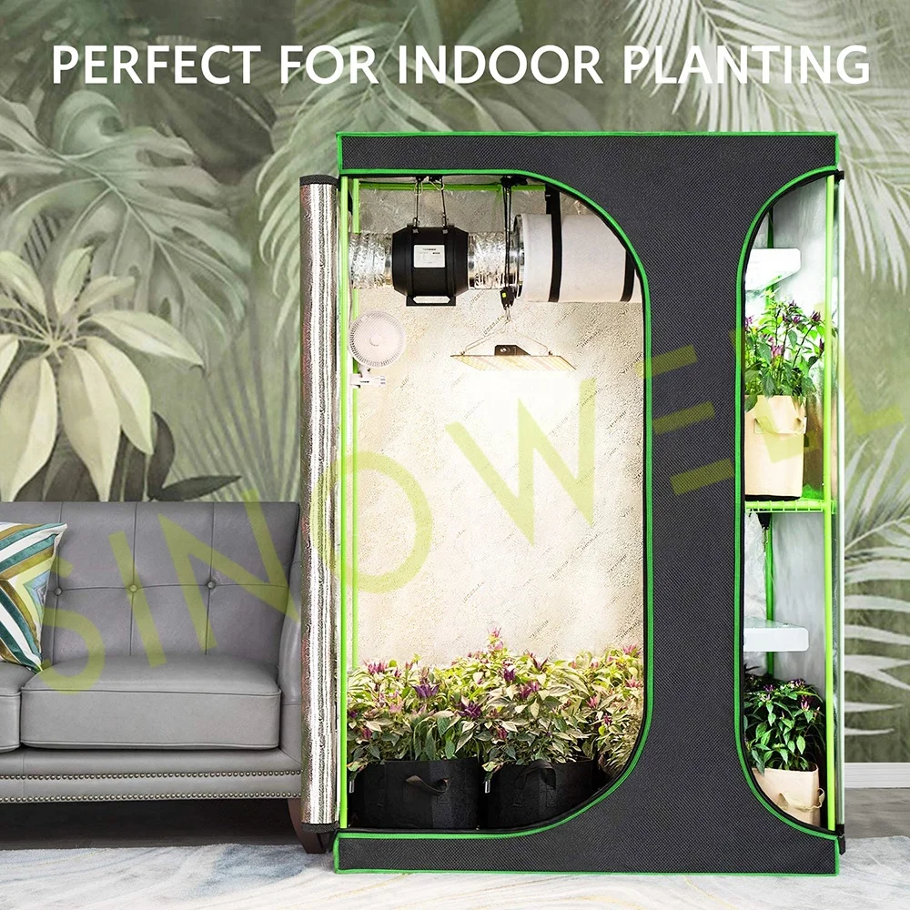 SINOWELL Hydroponics Fabric Grow Tent 80x80x160 100x100x200 240x120x200 240x240x200