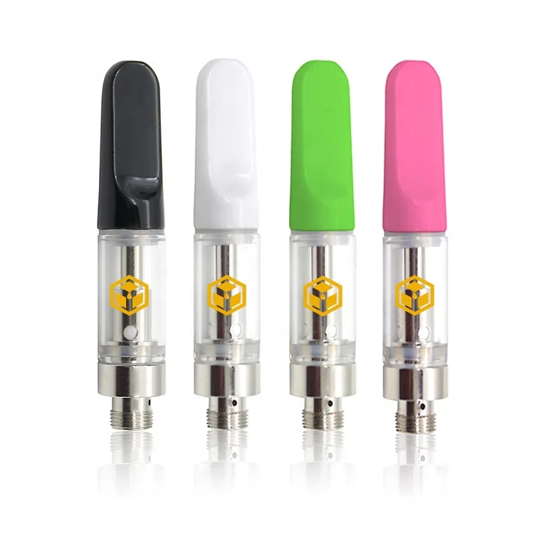 
Hot sale 510 cbd pen cartridge 1ml .5ml glass atomizer empty 1.2mm oil hole cbd vape cartridge disposable 