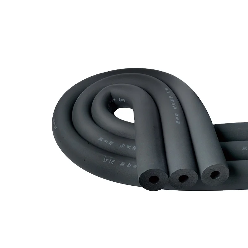 Custom Color Size PVC NBR Rubber Foam Soft Insulation Rubber Foam Tube Pipe