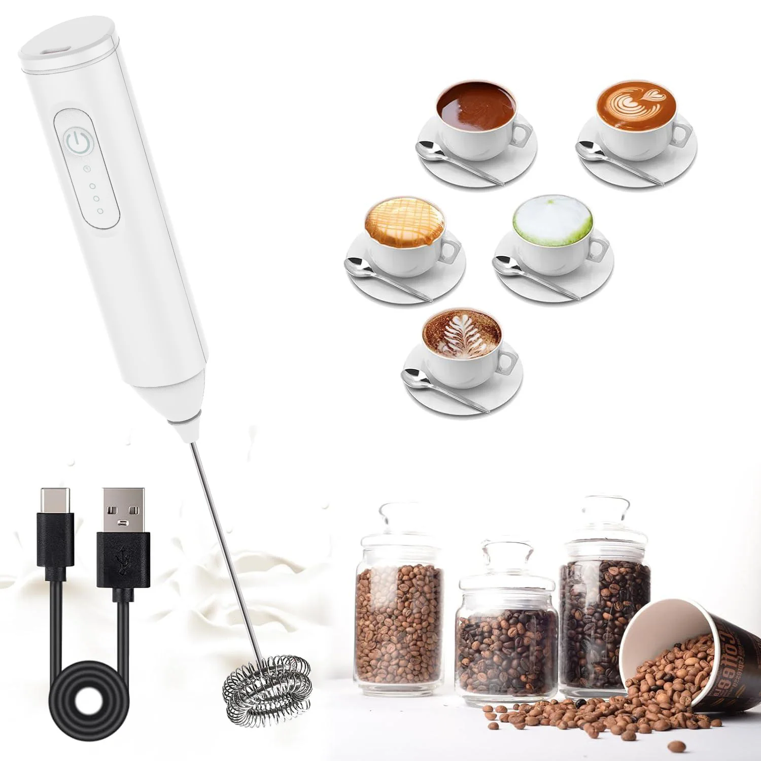 Заводская изготовленная на заказ Автоматическая нержавеющая сталь Капучино ручной вспениватель молока