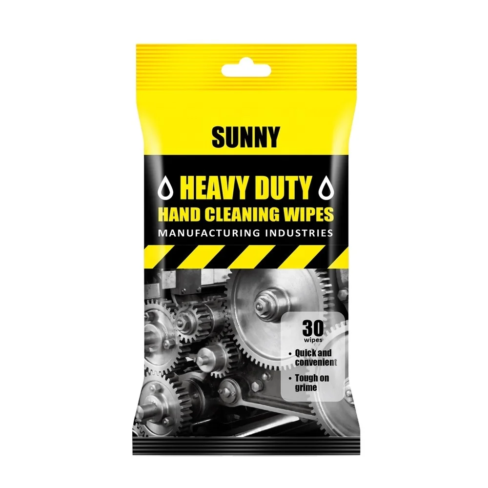 Manufacturing Industries 30Pcs Heavy Duty Hand And Surface Household Wipes Cleaning Wipes