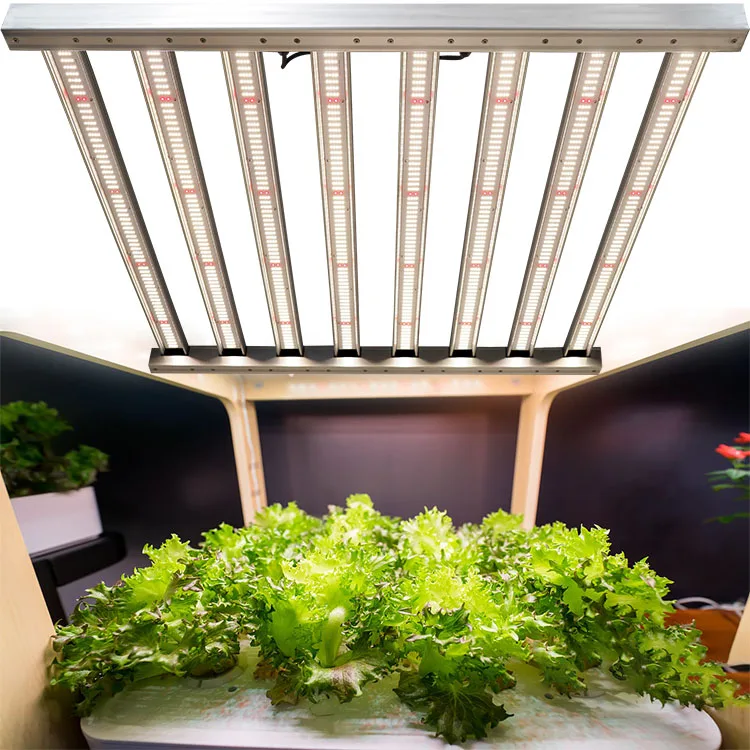 Meiju 2021 A8 720w 645w Hydroponic Grow Light Full Spect Led Grow Light Strip Fixture Horticulture Samsung Grow Light High PPFD