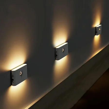 Contemporary magnetic battery indoor corridor led wall light cheap motion sensor smart night light small led wall sconce lamp